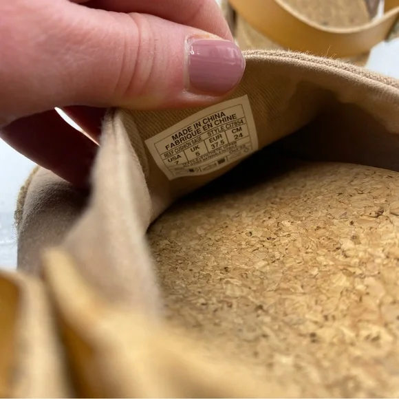 REEF Women's Cushion Sage Slingback Espadrille Platform Flat Beige Sandal Shoe 7 - Picture 7 of 8